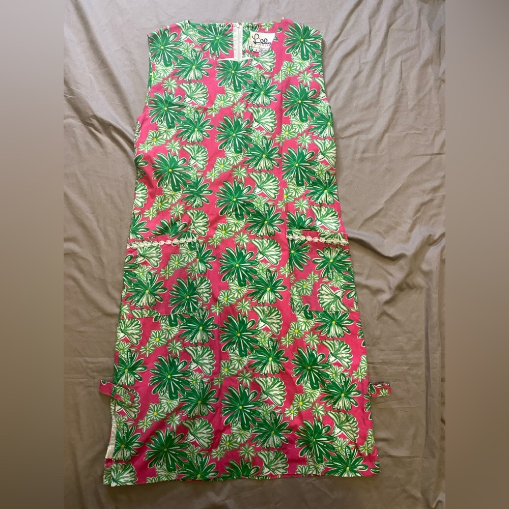 Vintage Lilly Pulitzer daisy shift dress Size 8